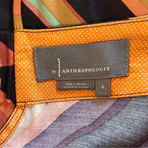 Anthropologie Runi Chevron Midi Dress Size Small - Picture 16 of 16